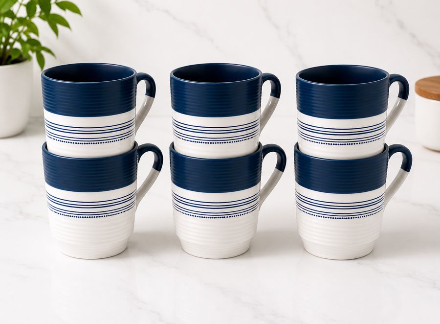 Tea Mug Set 6 Pc