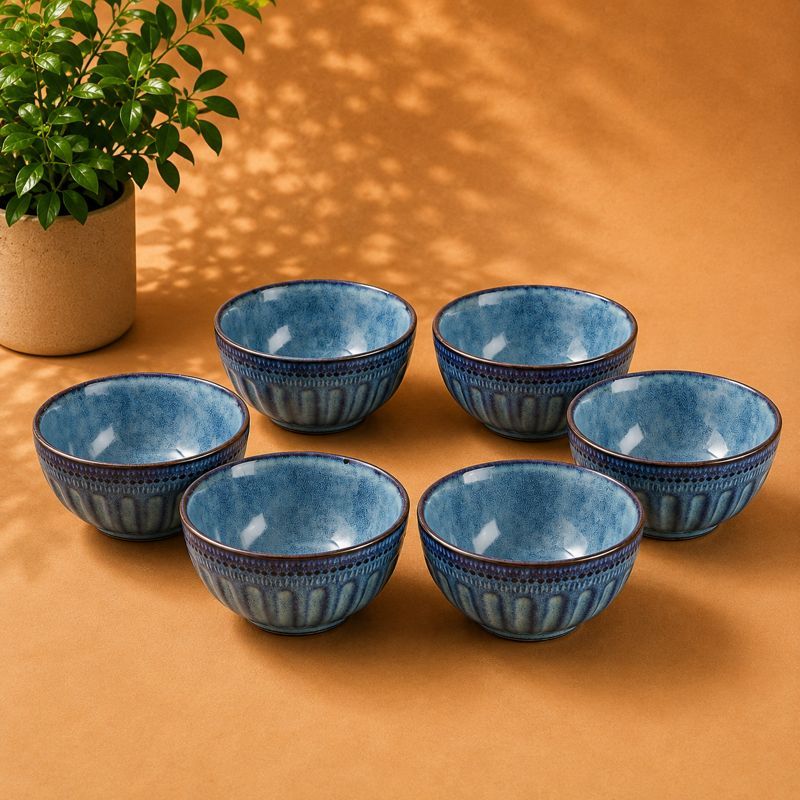 Ribbed Bowl Set 4 Pc